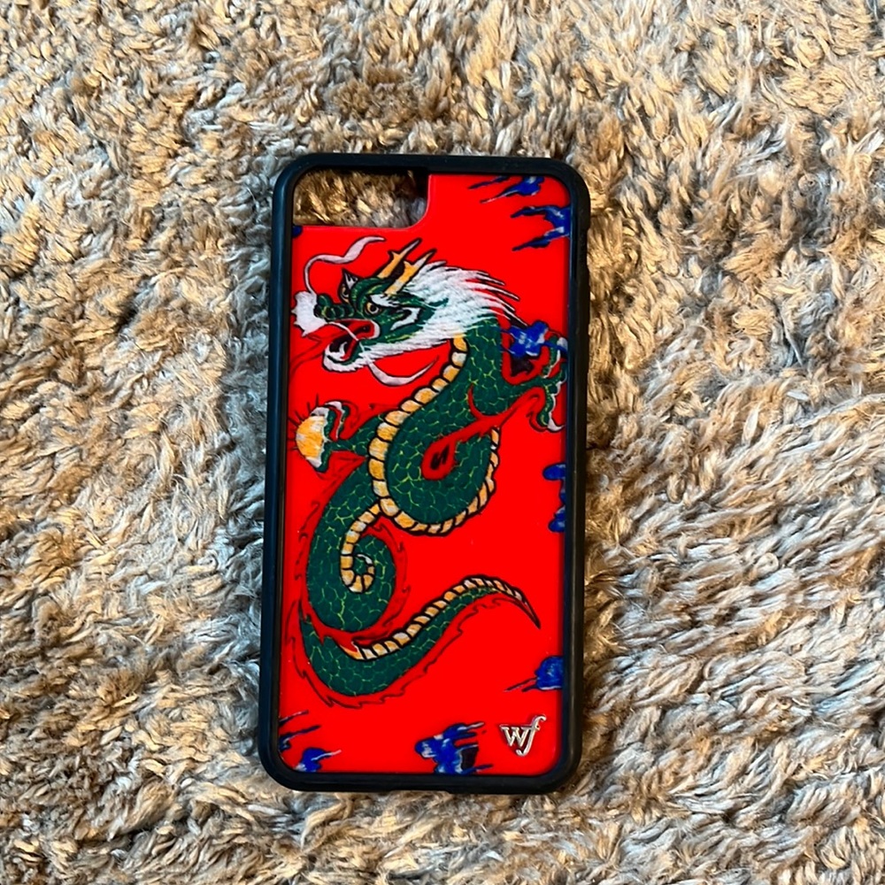 Wild Flower Dragon Case I phone 8plus